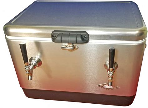 steel belted jockey box|Bev Rite 50' Coil Stainless Steel Belted Jockey Box (3 Lines).